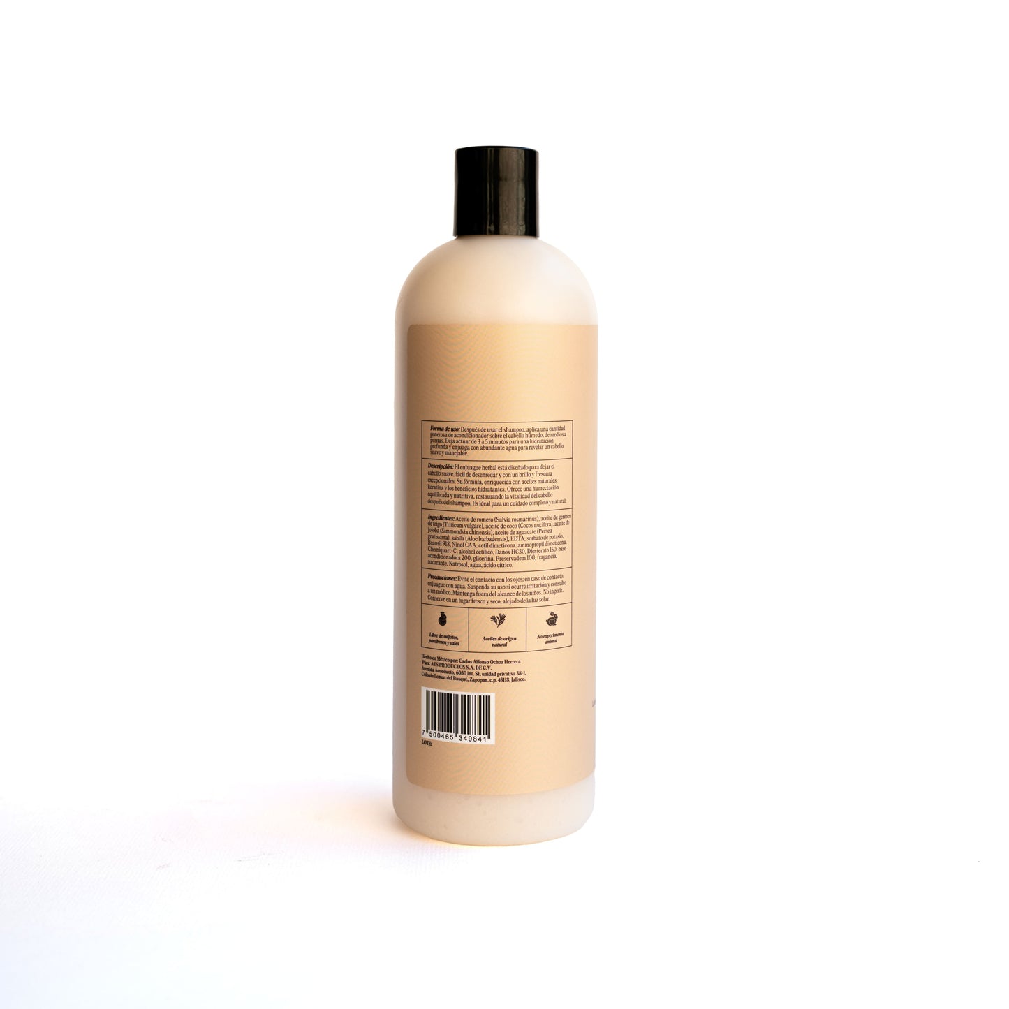 Acondicionador Natural con Aceites Esenciales
