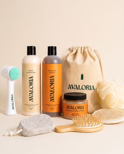 Kit Manzanilla Avaloria | Cuidado Capilar + 6 Accesorios